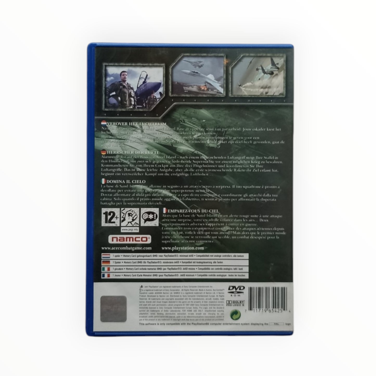 Ace Combat Squadron Leader PlayStation 2 en boîte