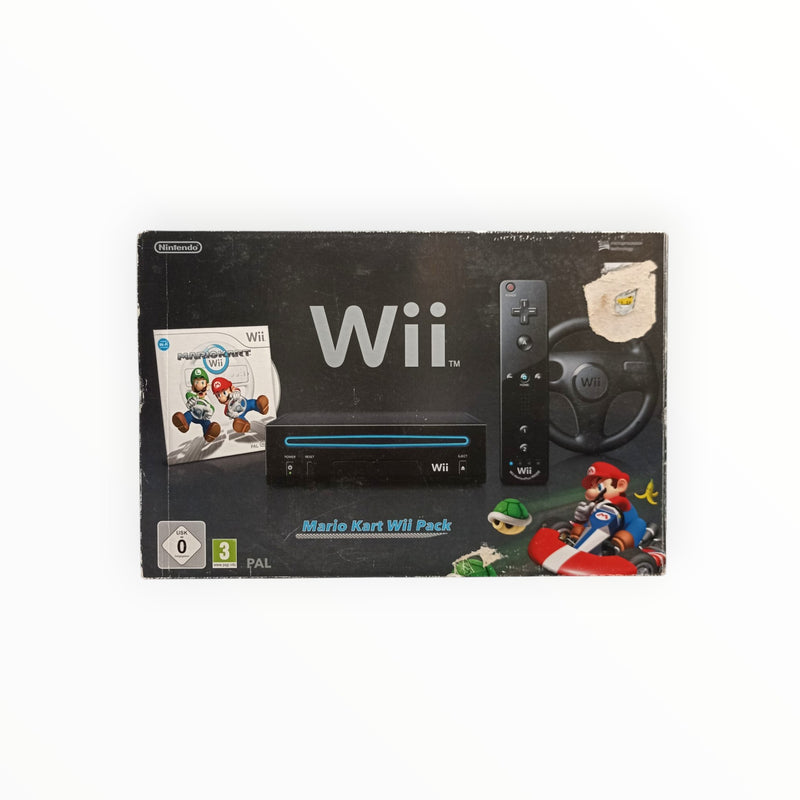 Boite Console Nintendo WII noire Version Mario Kart Double Dash