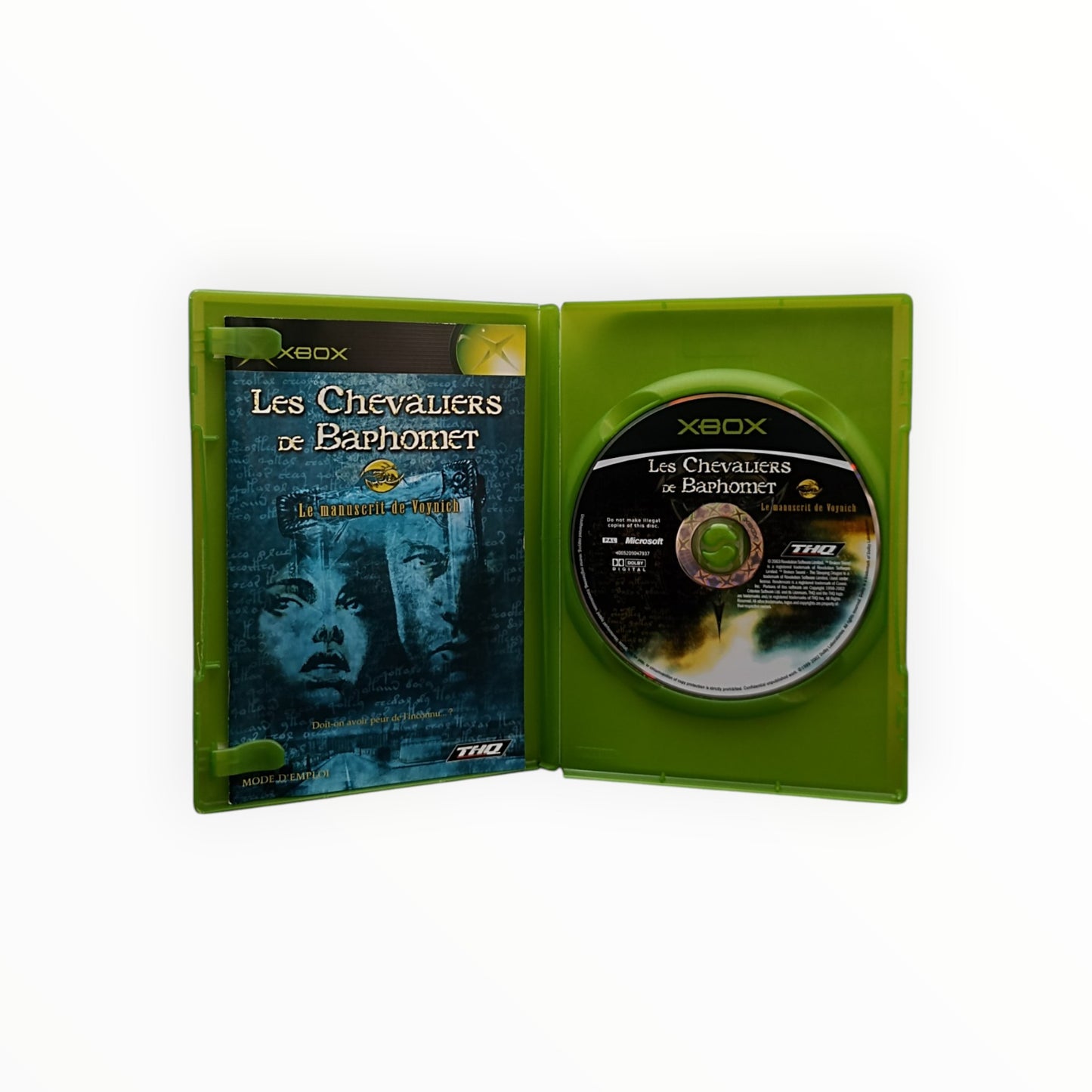 Les Chevaliers de Baphomet Le Manuscrit de Voynich Xbox complet