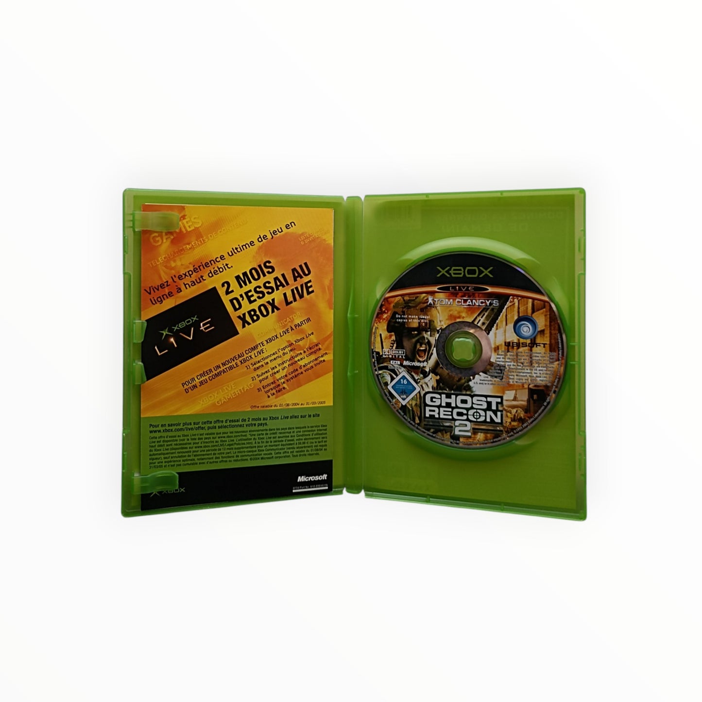 Tom Clancy's Ghost Recon 2 Xbox sans notice