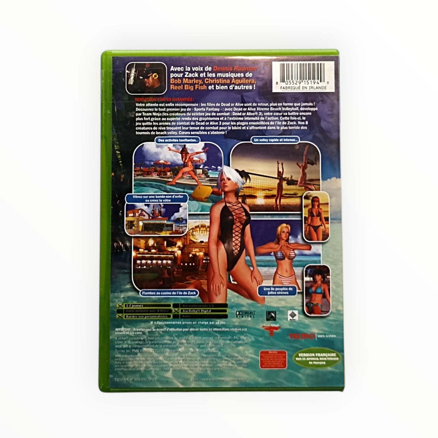 Dead or Alive Xtreme Beach Volleyball Xbox complet