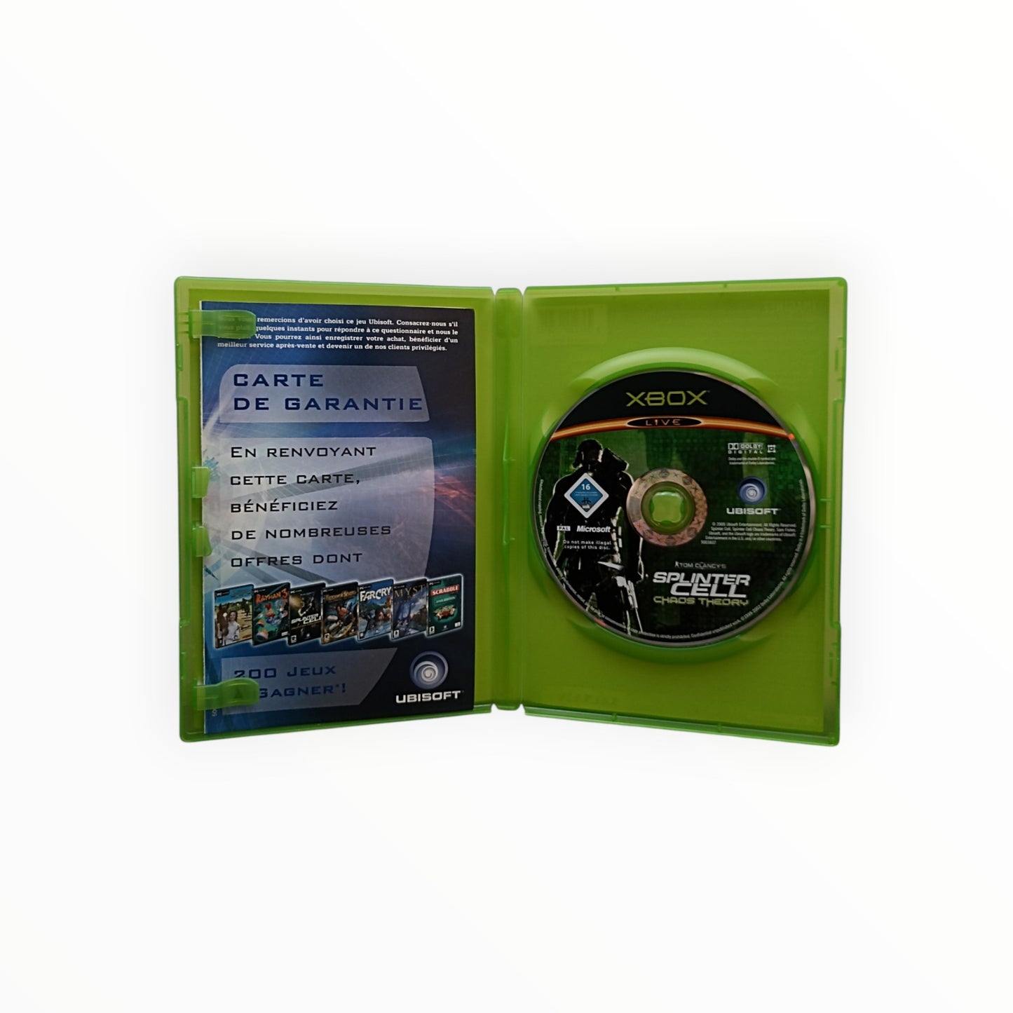 Tom Clancy's Splinter Cell Chaos Theory Xbox sans notice