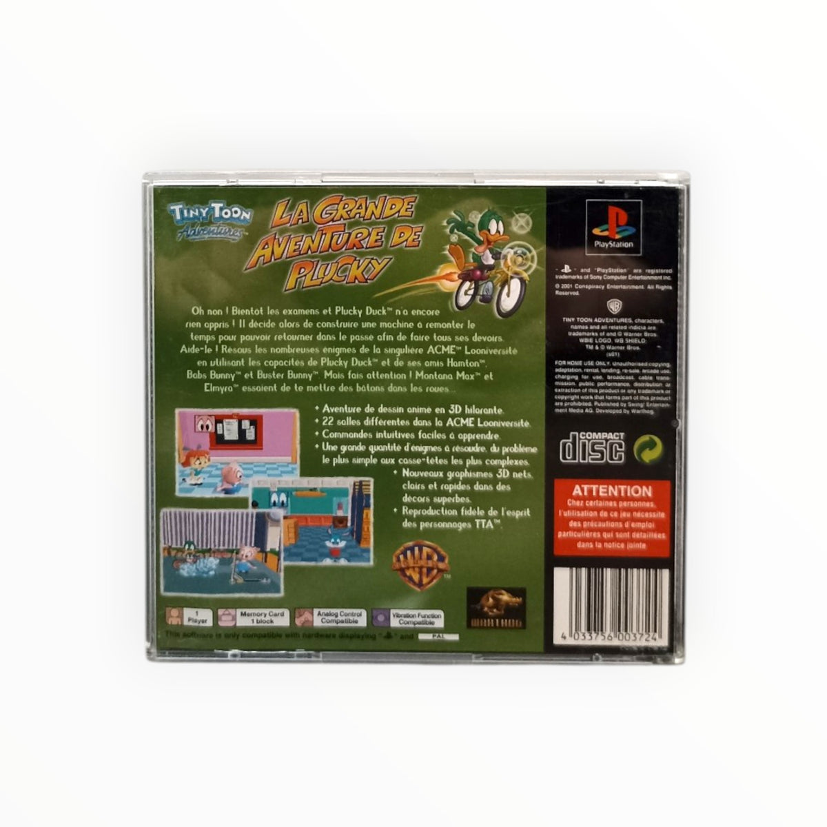 Tiny Toon Adventures La Grande Aventure de Plucky PS1