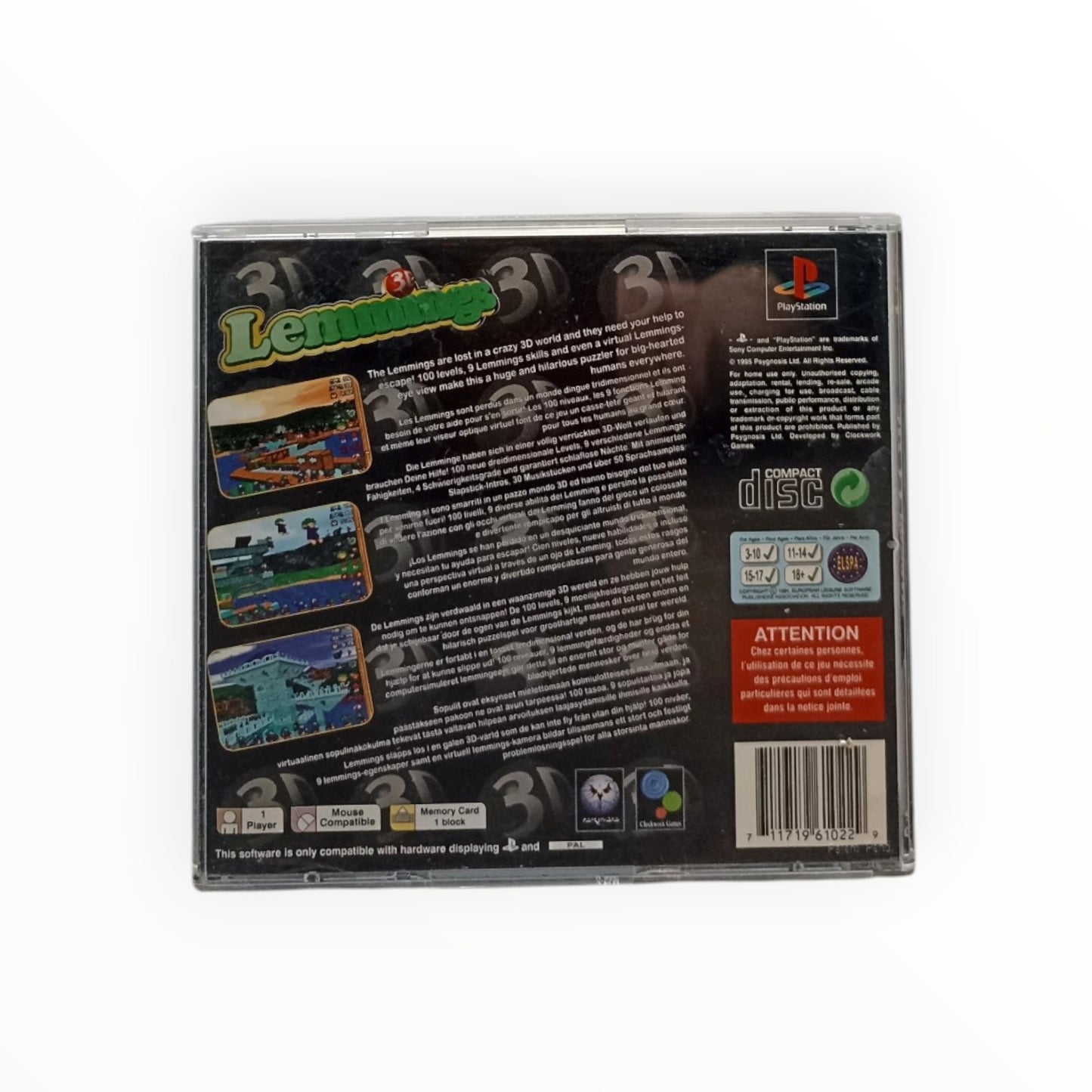 Lemmings 3D PS1