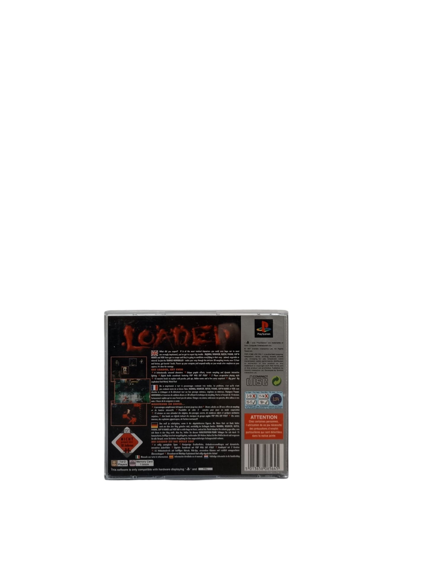 Loaded Playstation 1 (PS1) Version Platinum
