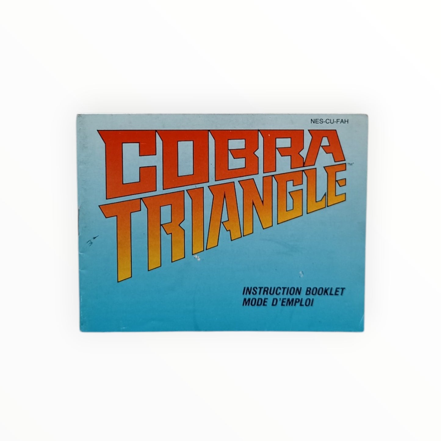 Cobra Triangle Notice NES