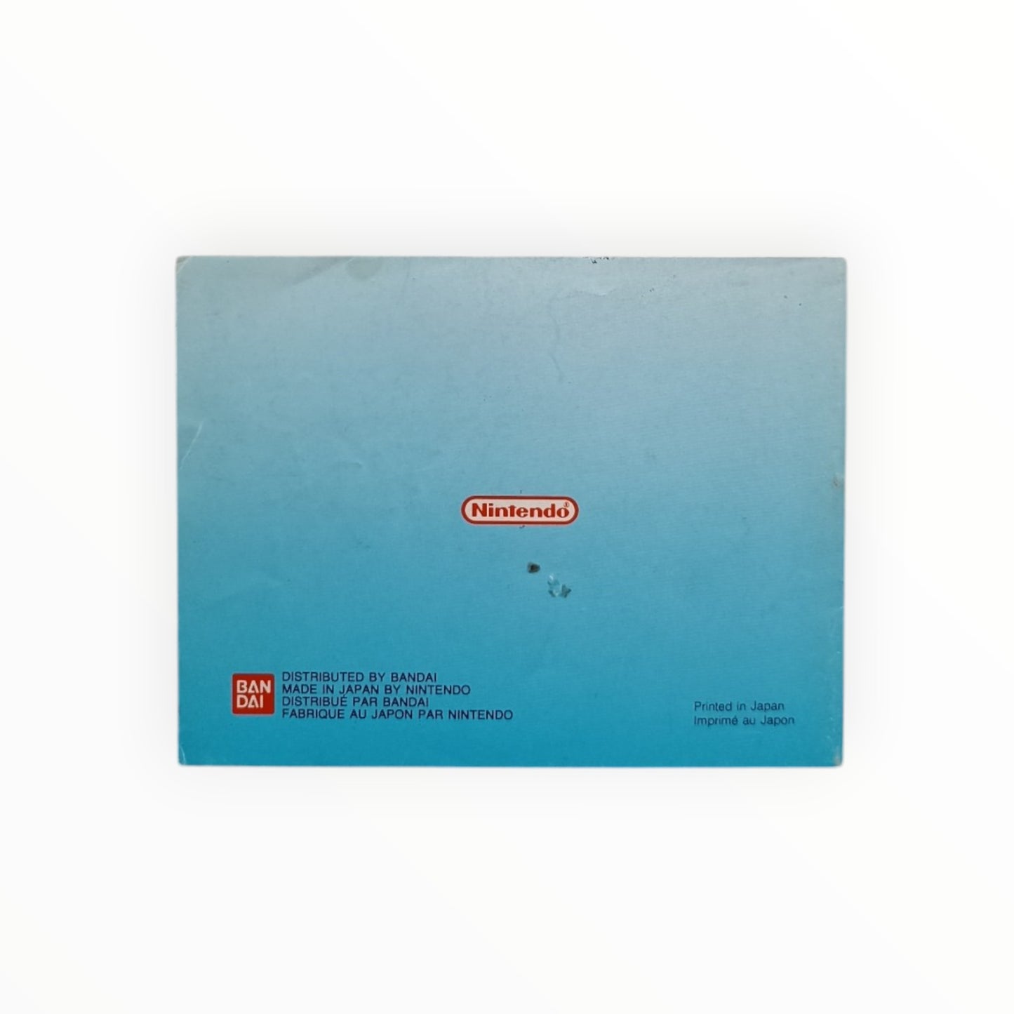 Cobra Triangle Notice NES