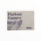 Parlour Games Notice Sega Master System