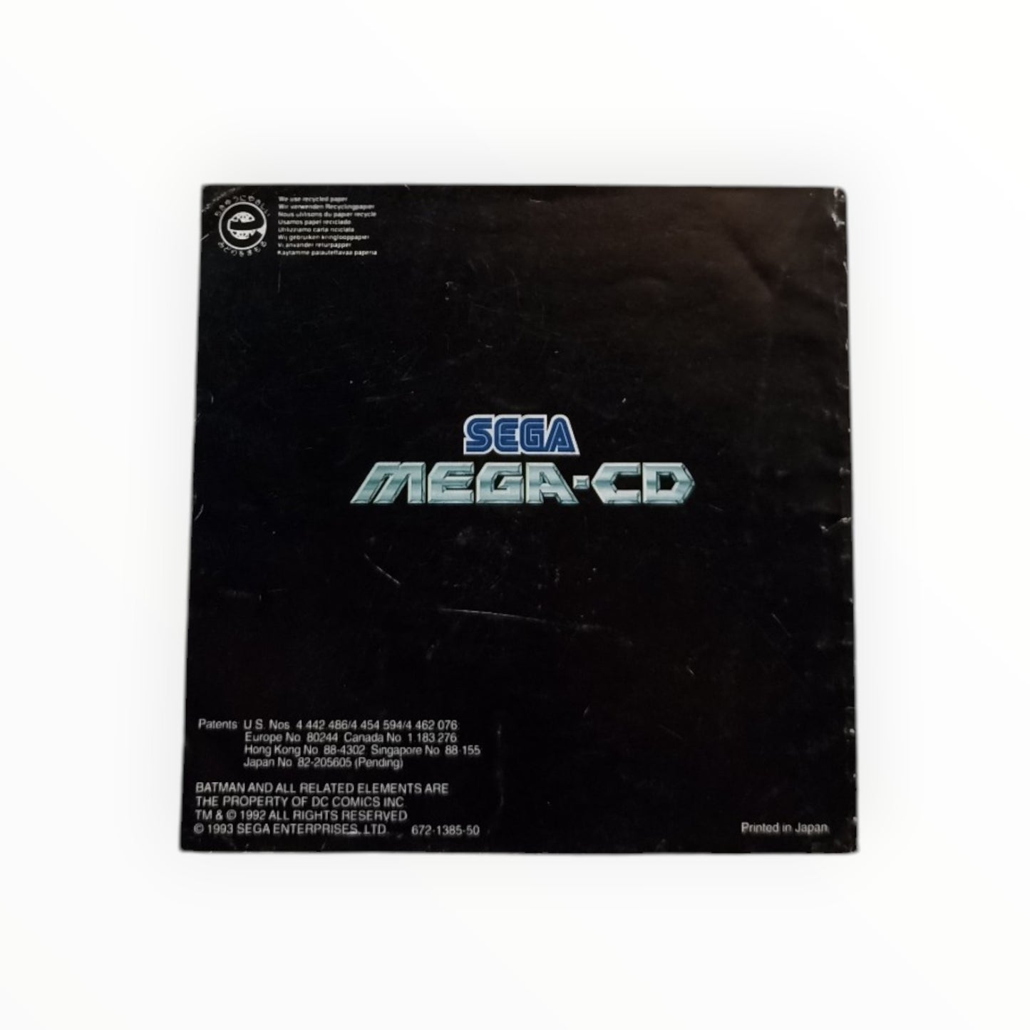 Batman Returns Notice Mega CD