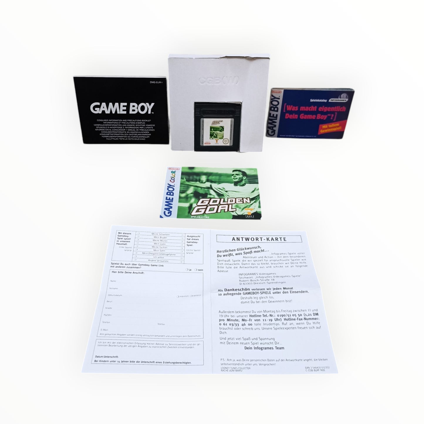 Golden Goal Jeu Game Boy Color