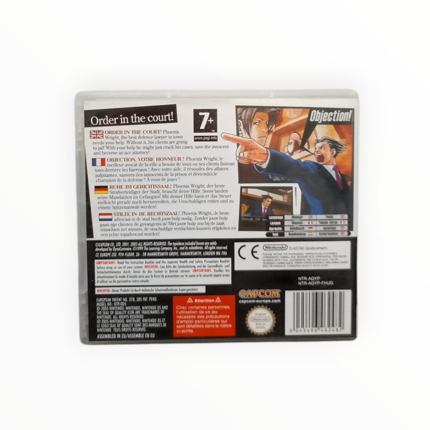 Phoenix Wright nintendo DS