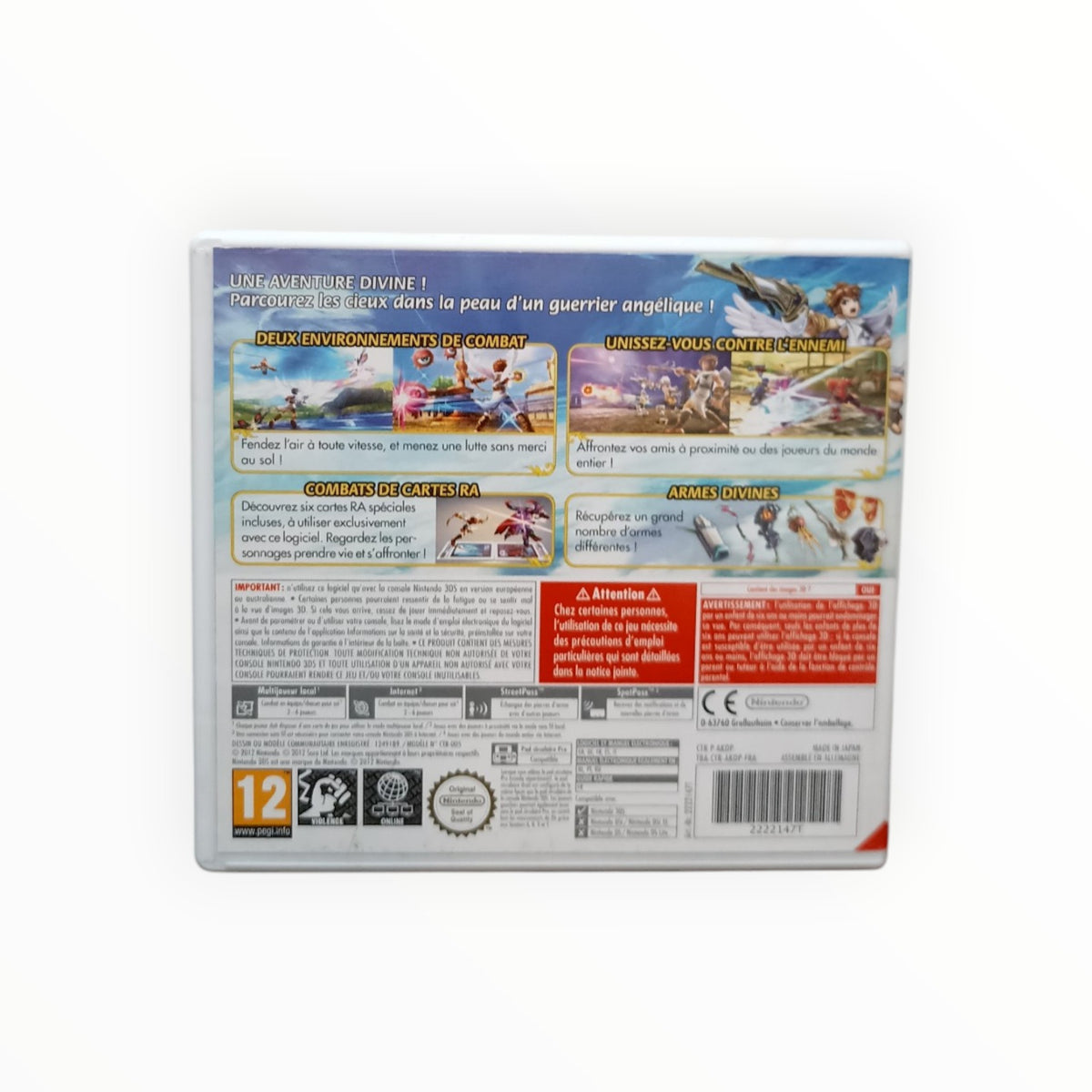Kid Icarus Uprising nintendo 3DS