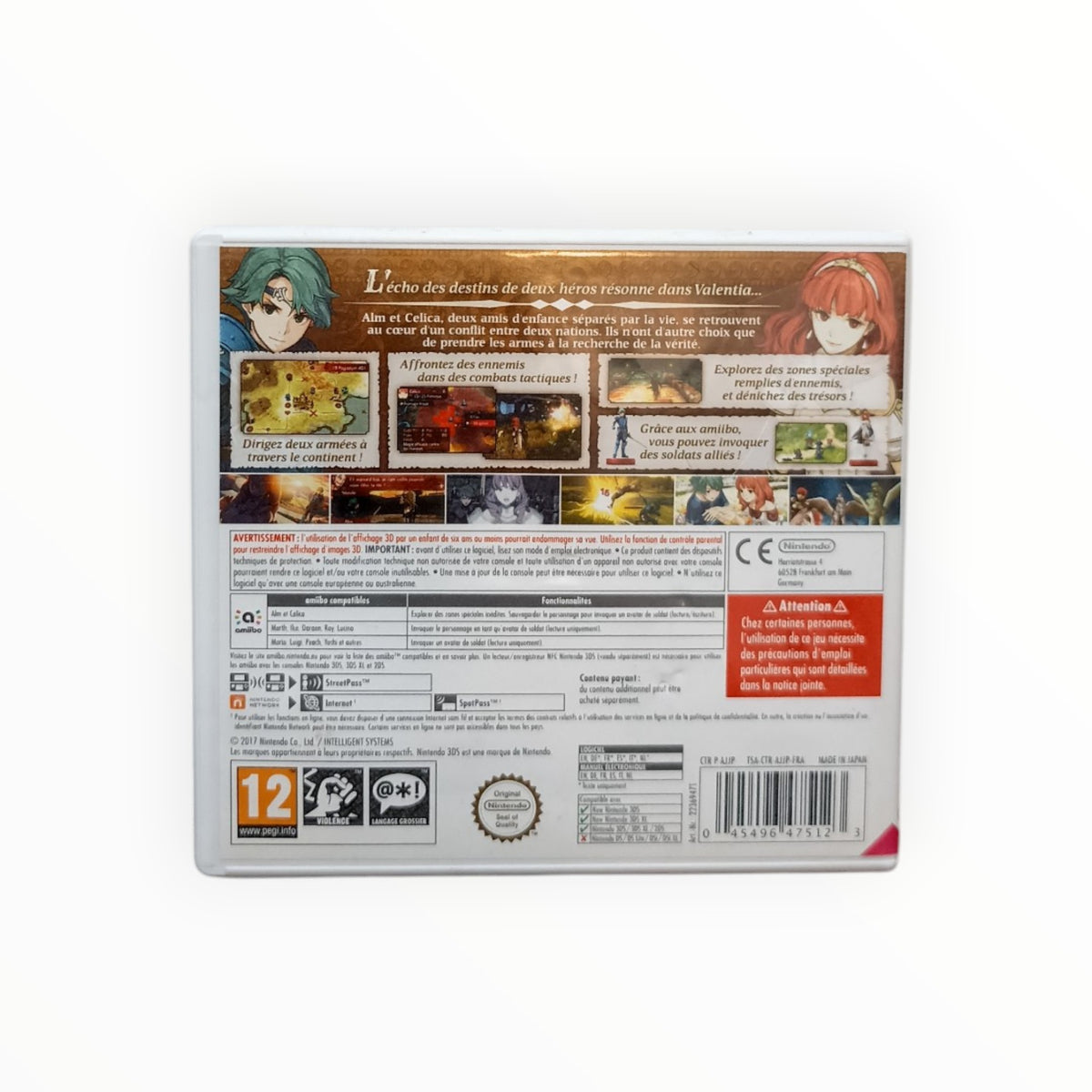 Fire Emblem Shadow of Valentia nintendo 3DS