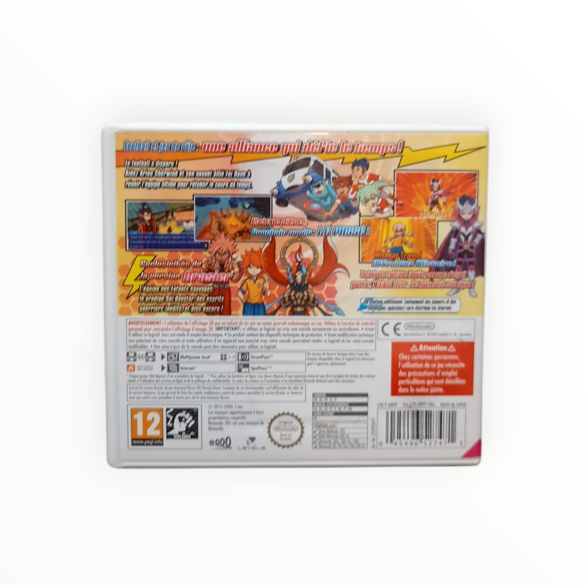 Inazuma Eleven Go Chrono Stones nintendo 3DS