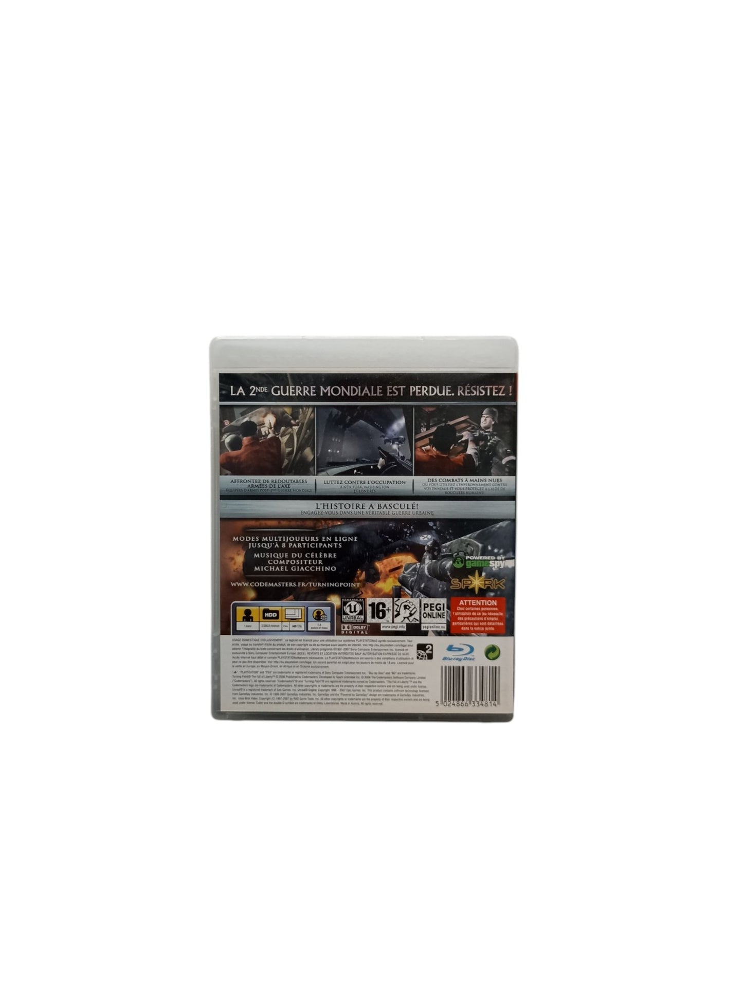 Turning Point Fall of Liberty PlayStation 3 PS3