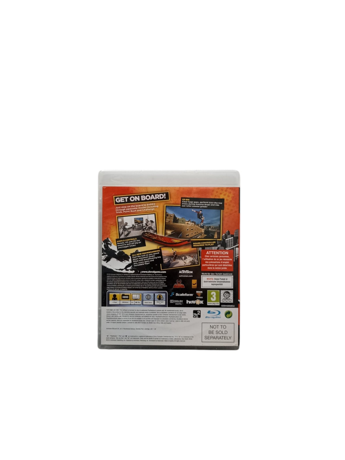 Tony Hawk: Shred PlayStation 3 (PS3) complet