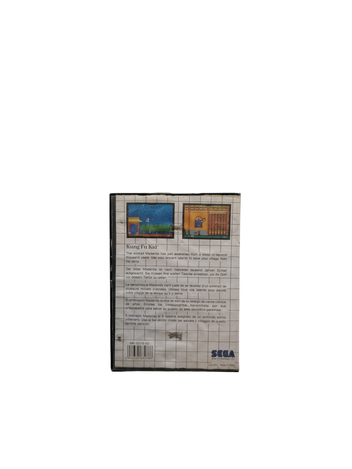 Kung Fu Kid Sega Master System (SMS)