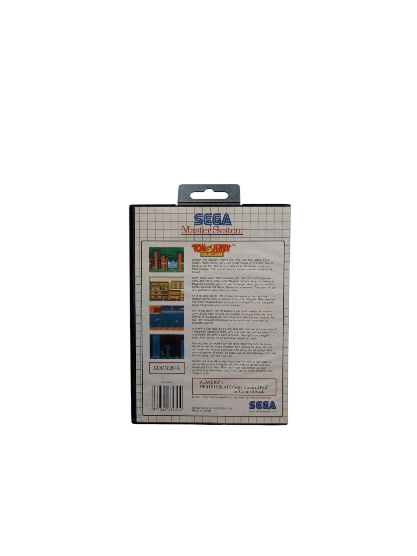 Tom & Jerry: The Movie – Sega Master System (sans notice)