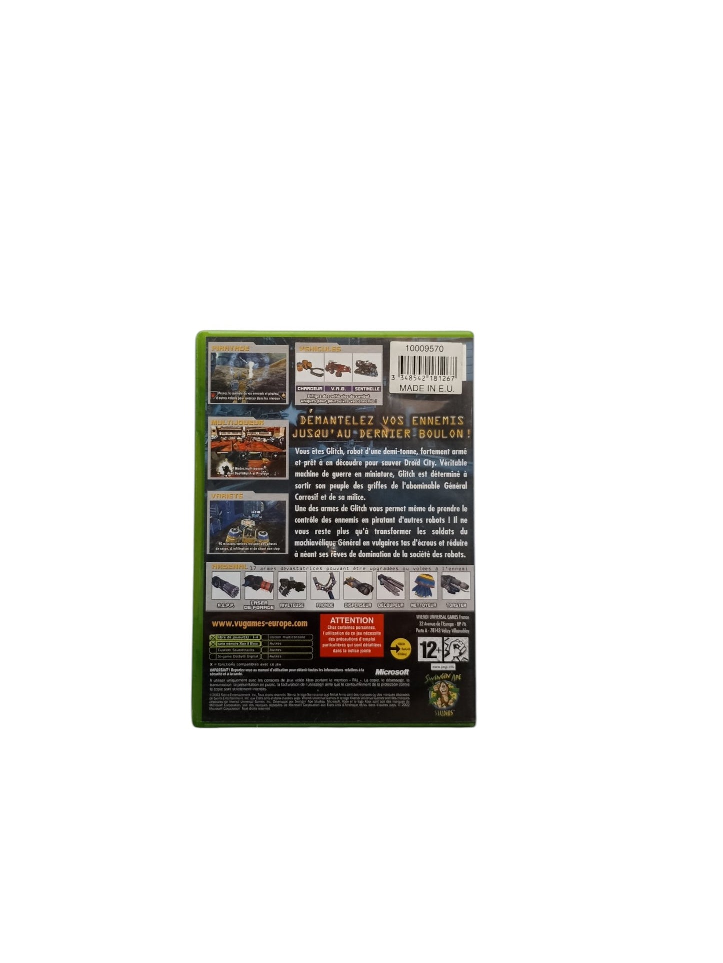 Metal Arms: Glitch in the System Xbox complet