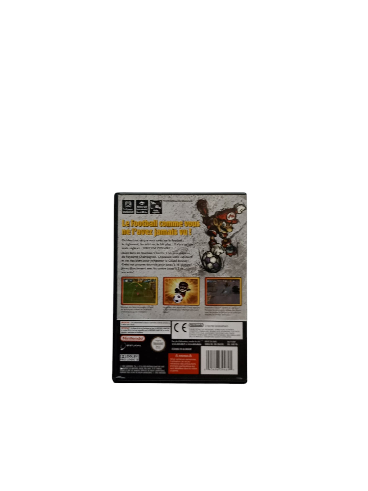 Mario Smash Football nintendo GameCube Boite seule avec notice