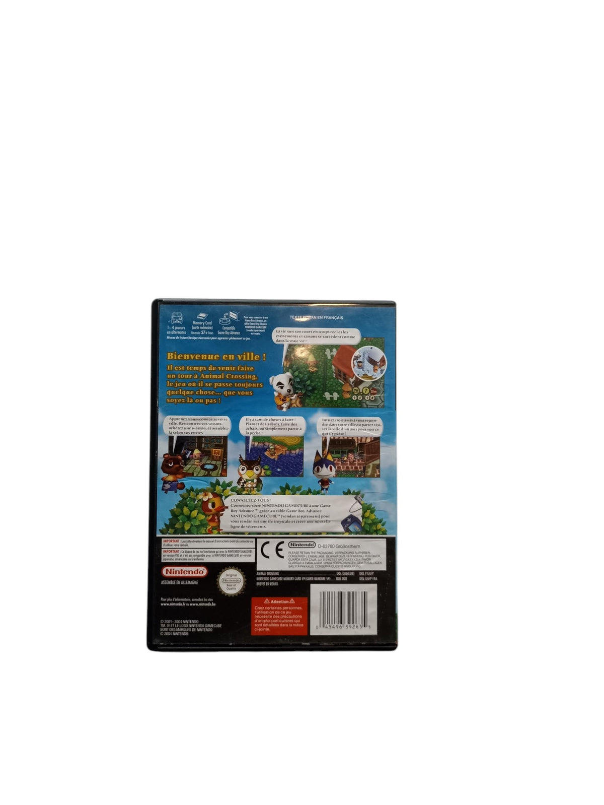 Animal Crossing Boite seule Nintendo GameCube
