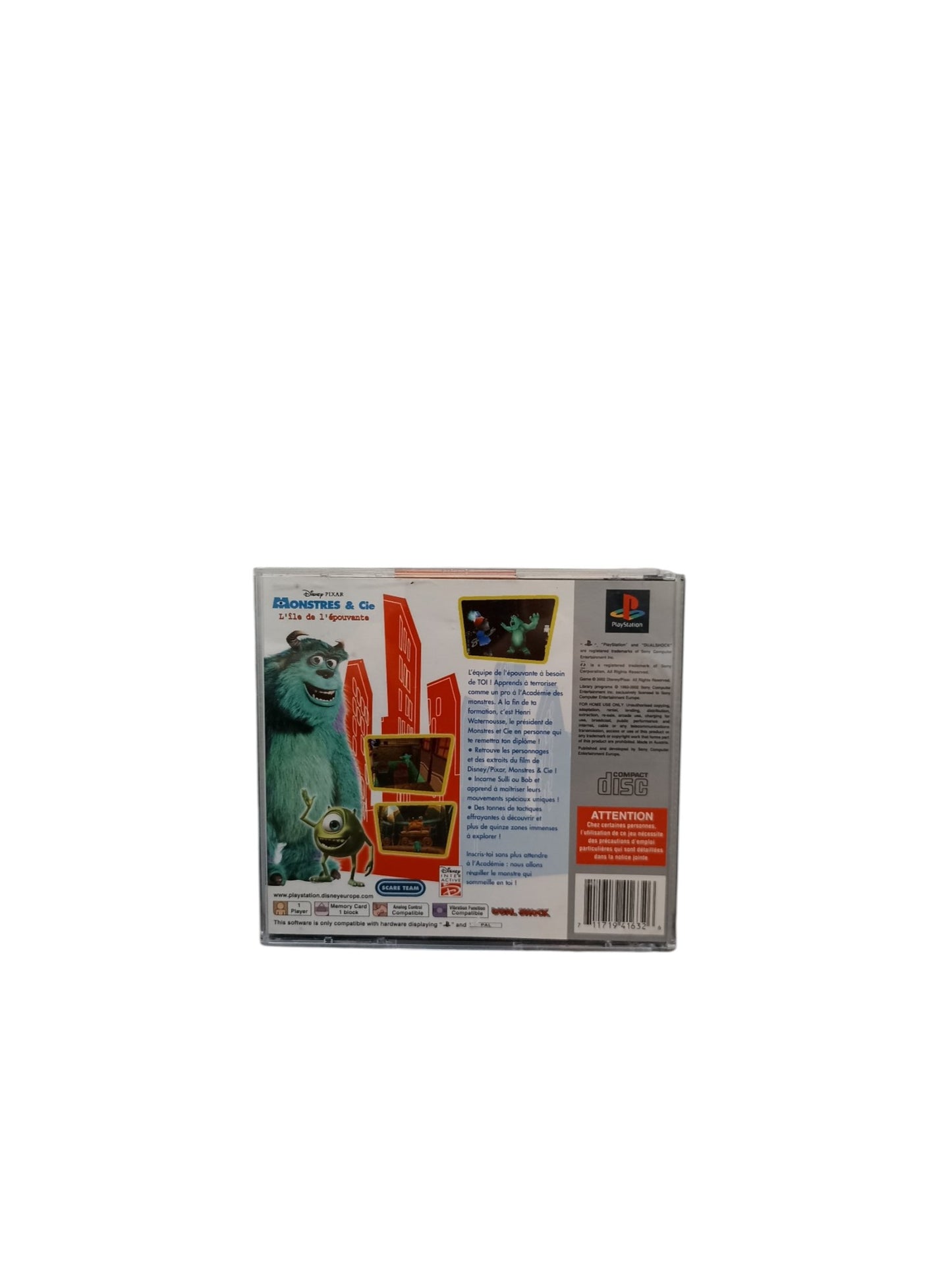 Monstre & Cie Seconde Vie Playstation 1 (PS1)