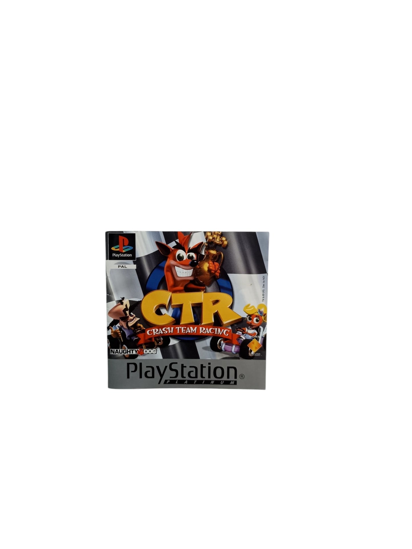 Jaquette Avant Crash Team Racing Version Platinum Multilingue