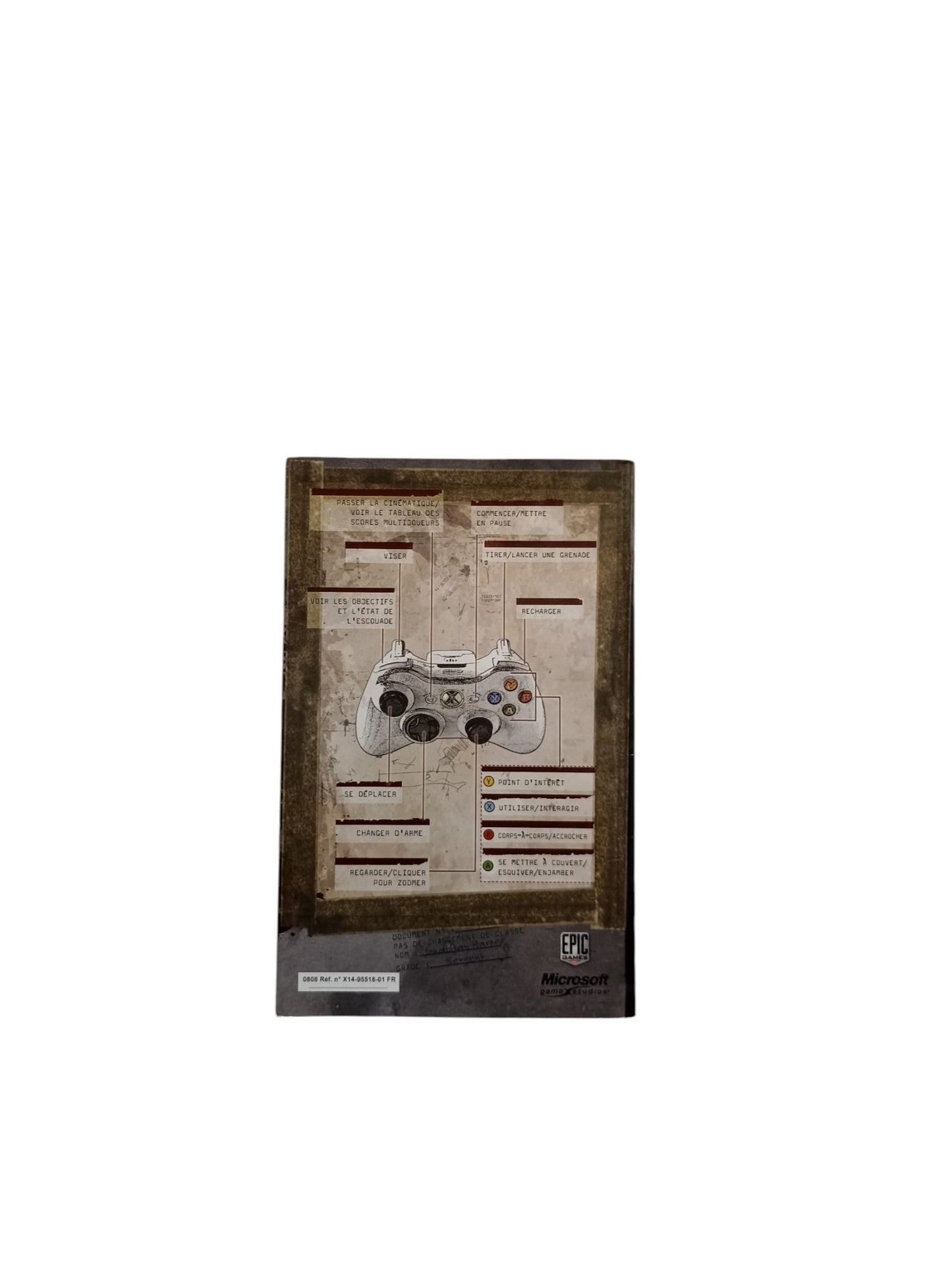 Notice Gears Of War 2 Xbox 360