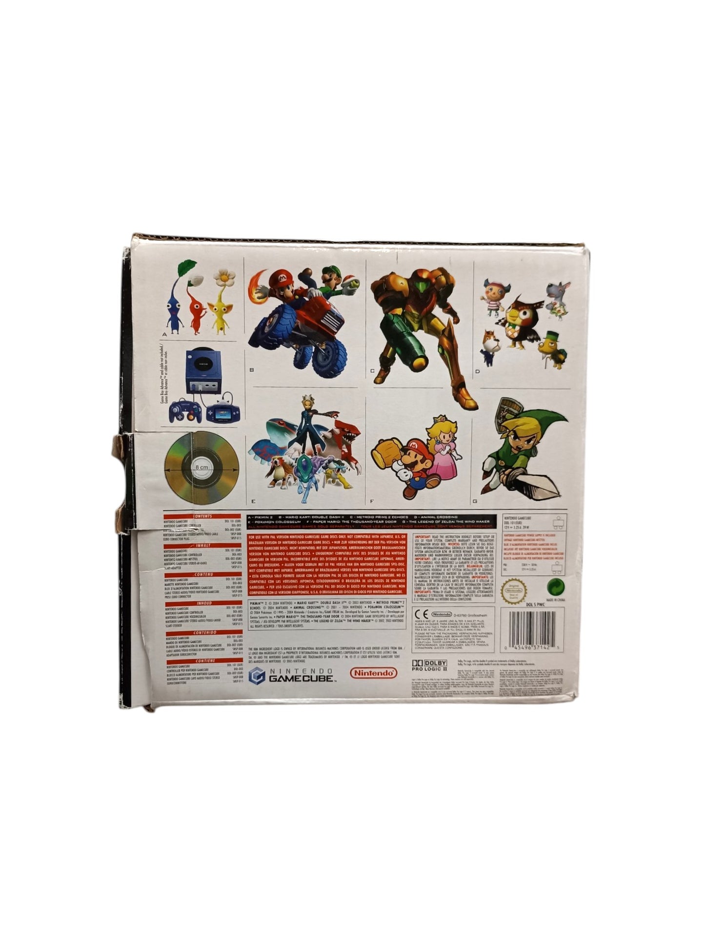 Boite seule Console Nintendo GameCube Pearl