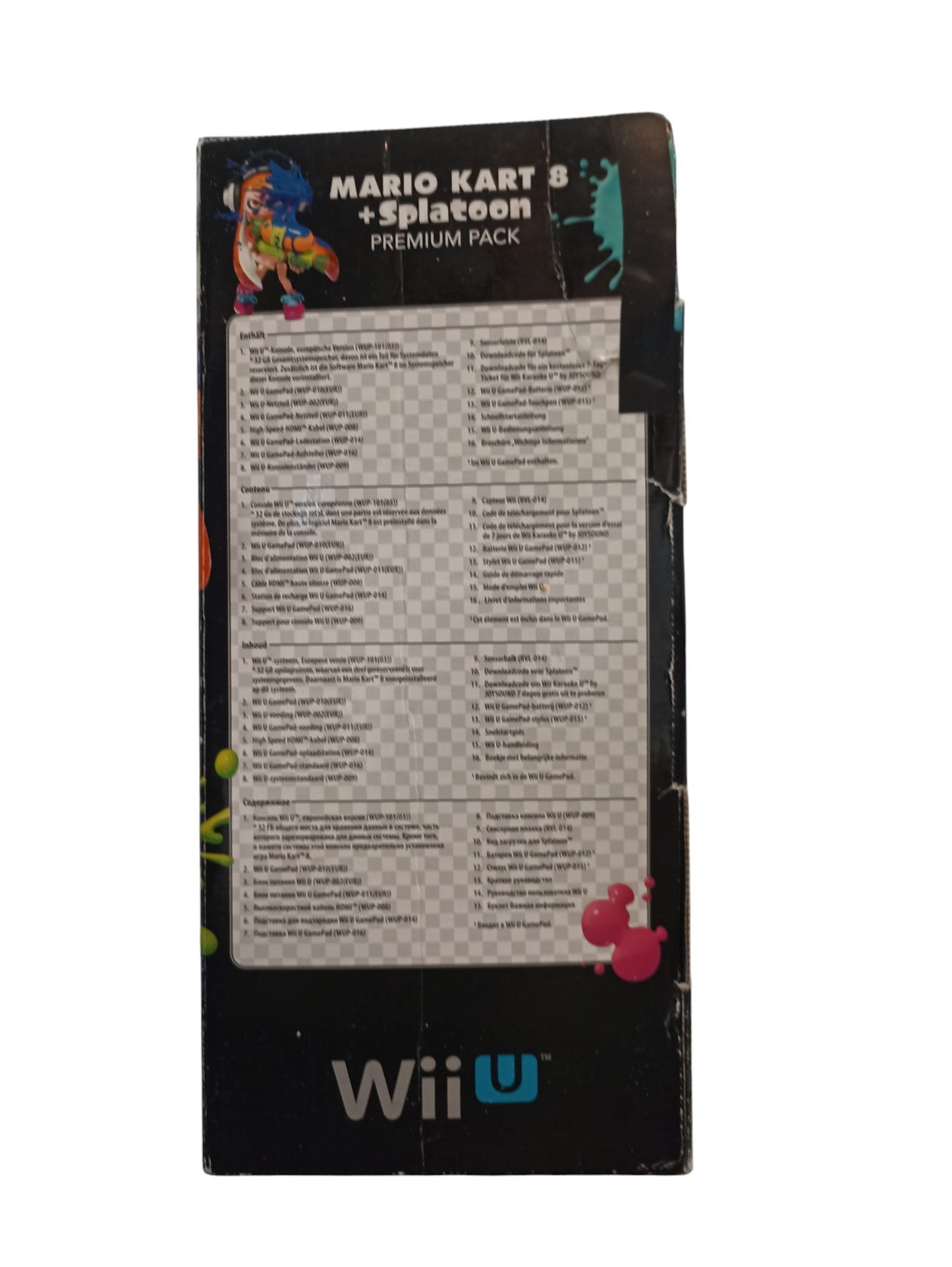 Pack Console Nintendo Mario Kart 8 + Splatoon Nintendo Wii U