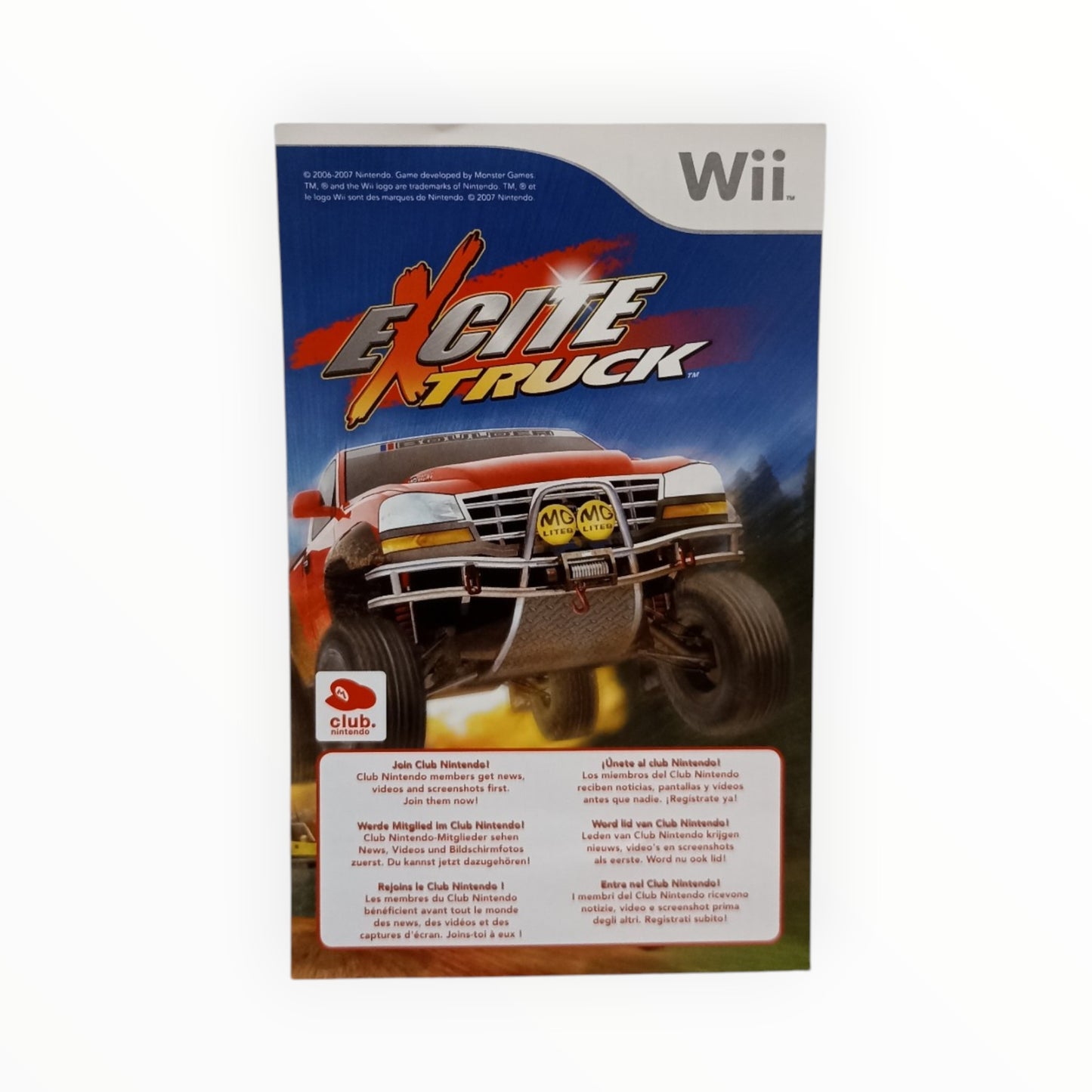 carte VIP seule Excite Truck Nintendo Wii