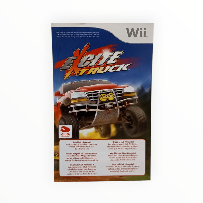 carte VIP seule Excite Truck Nintendo Wii
