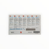 carte VIP seule non grattée New Super Mario Bros Wii