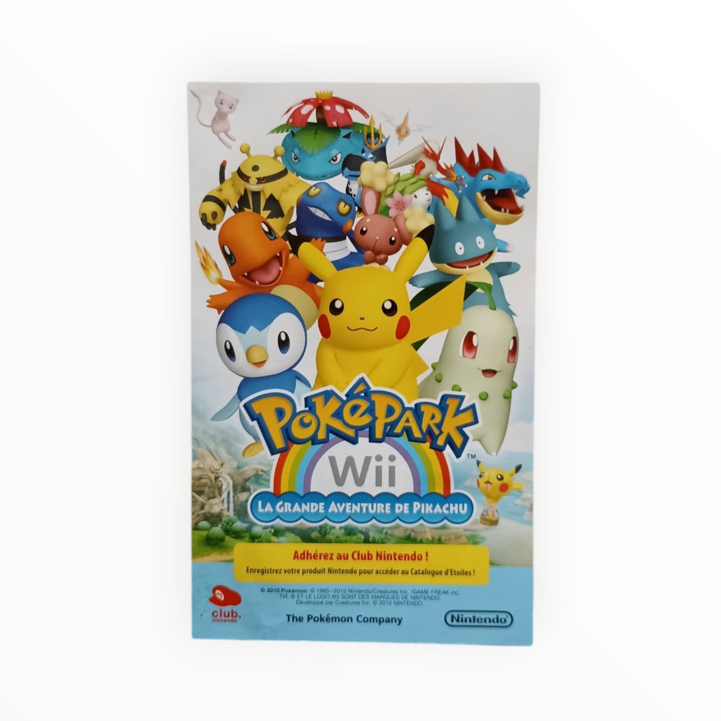 carte VIP seule non grattée PokéPark Wii La Grande Aventure de Pikachu Nintendo Wii