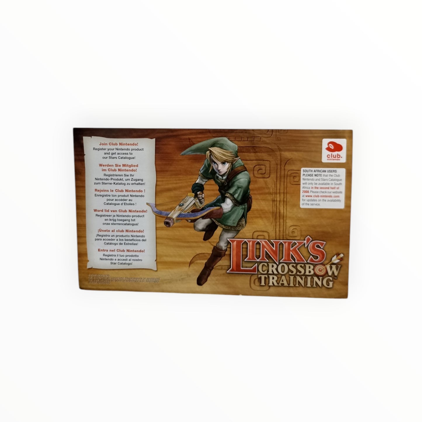 Link’s Crossbow Training Carte VIP Wii non gratté version en français