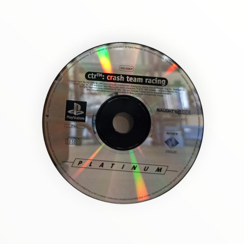 CD seuls Crash Team Racing (Platinum) PlayStation 1 PS1 Version français
