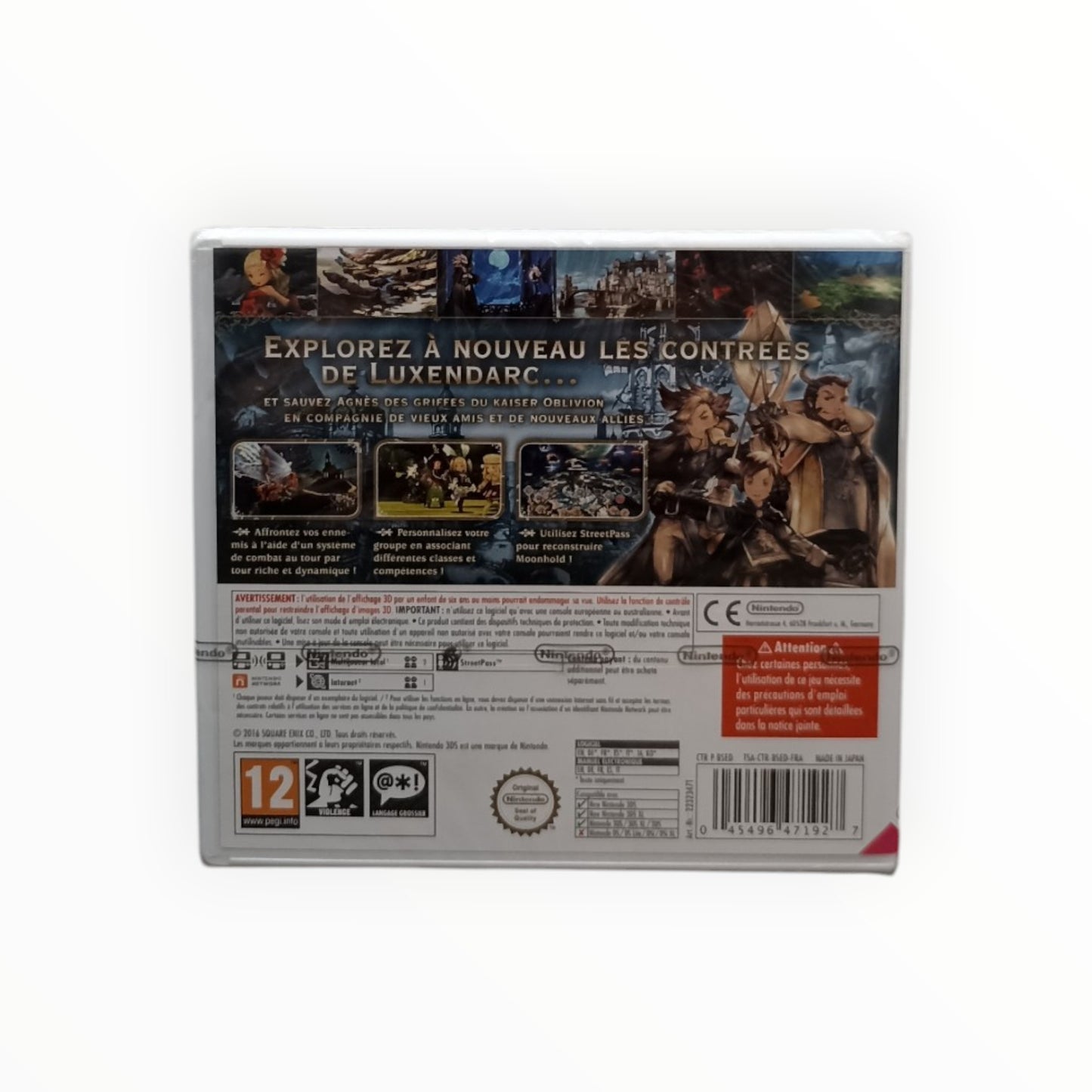 Bravely Second Nintendo 3DS neuf Français Officiel