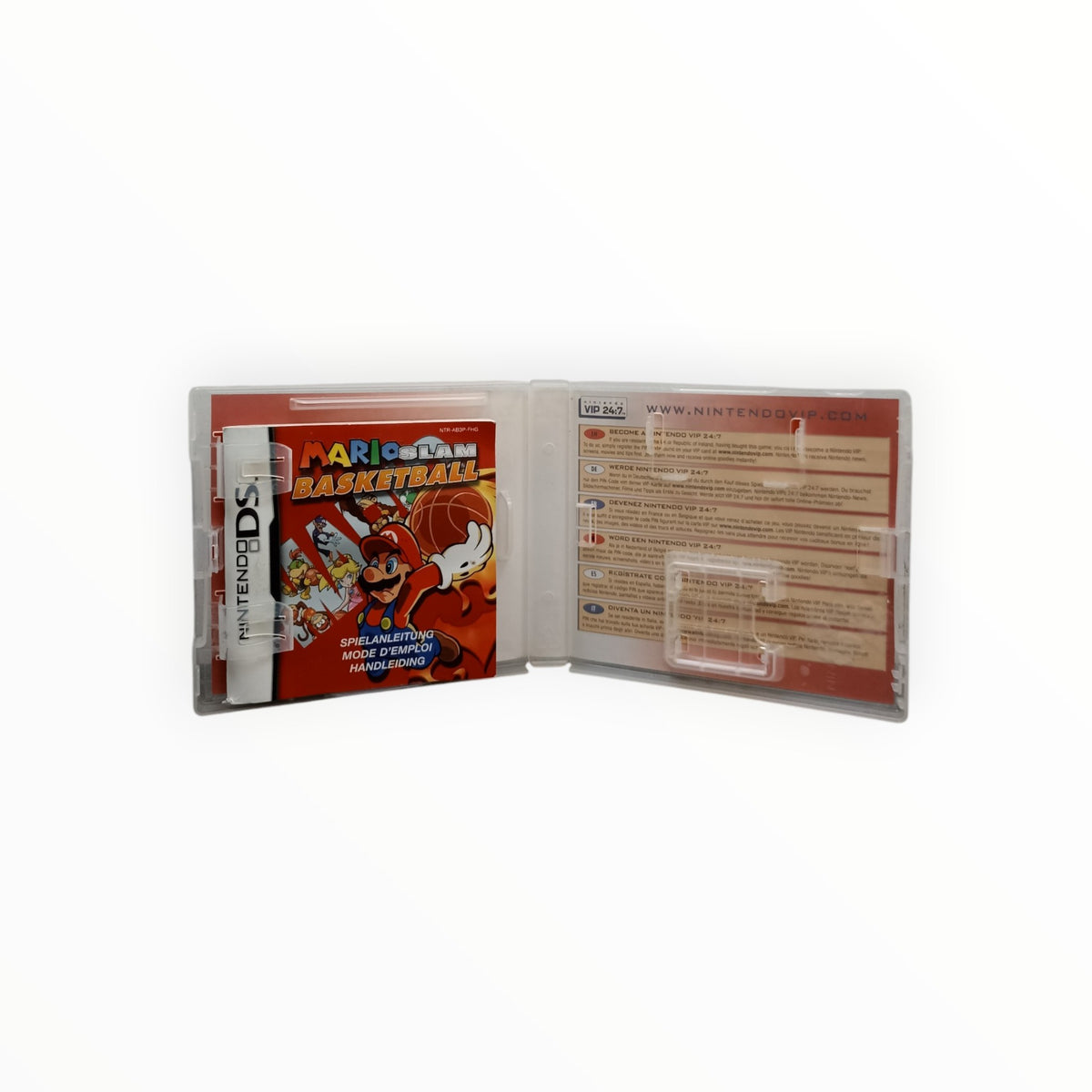 Mario Slam Basketball Nintendo DS (Boite et Notice sans le jeu)