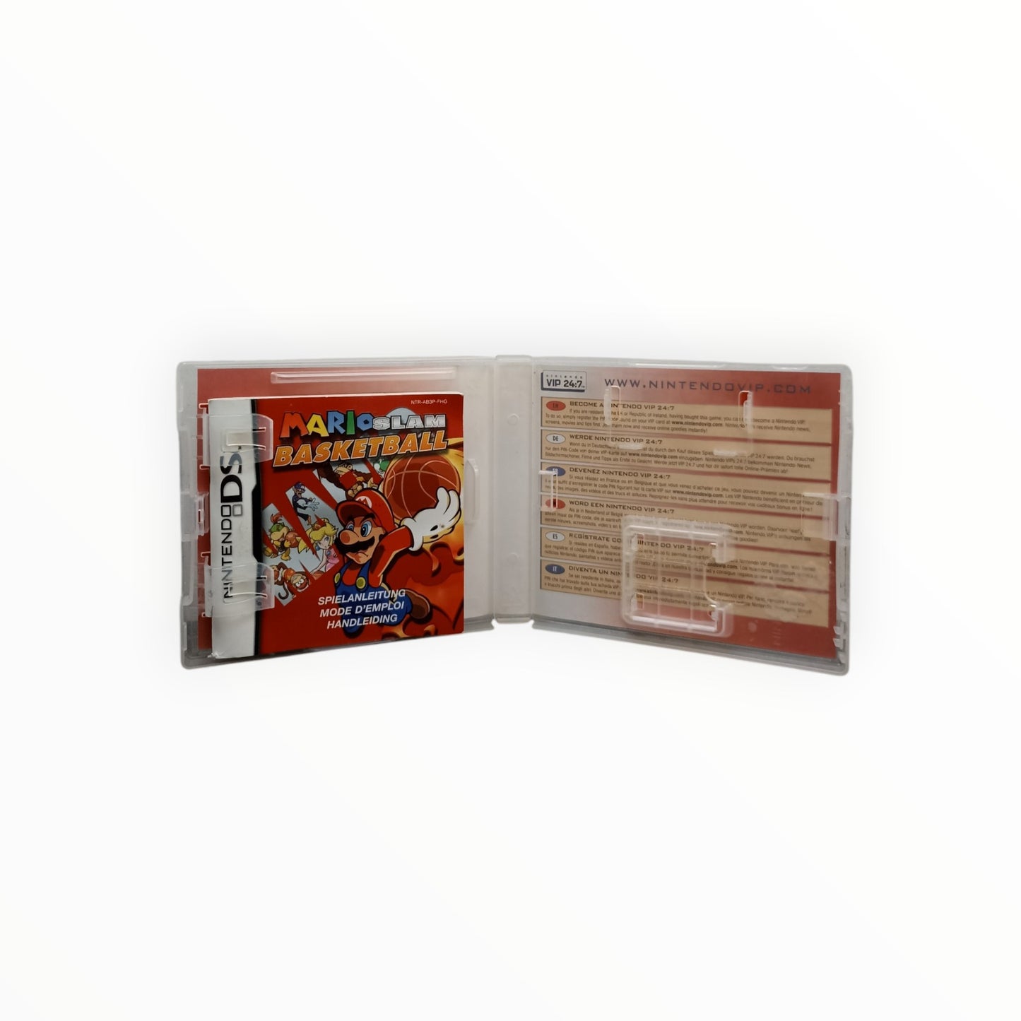 Mario Slam Basketball Nintendo DS (Boite et Notice sans le jeu)