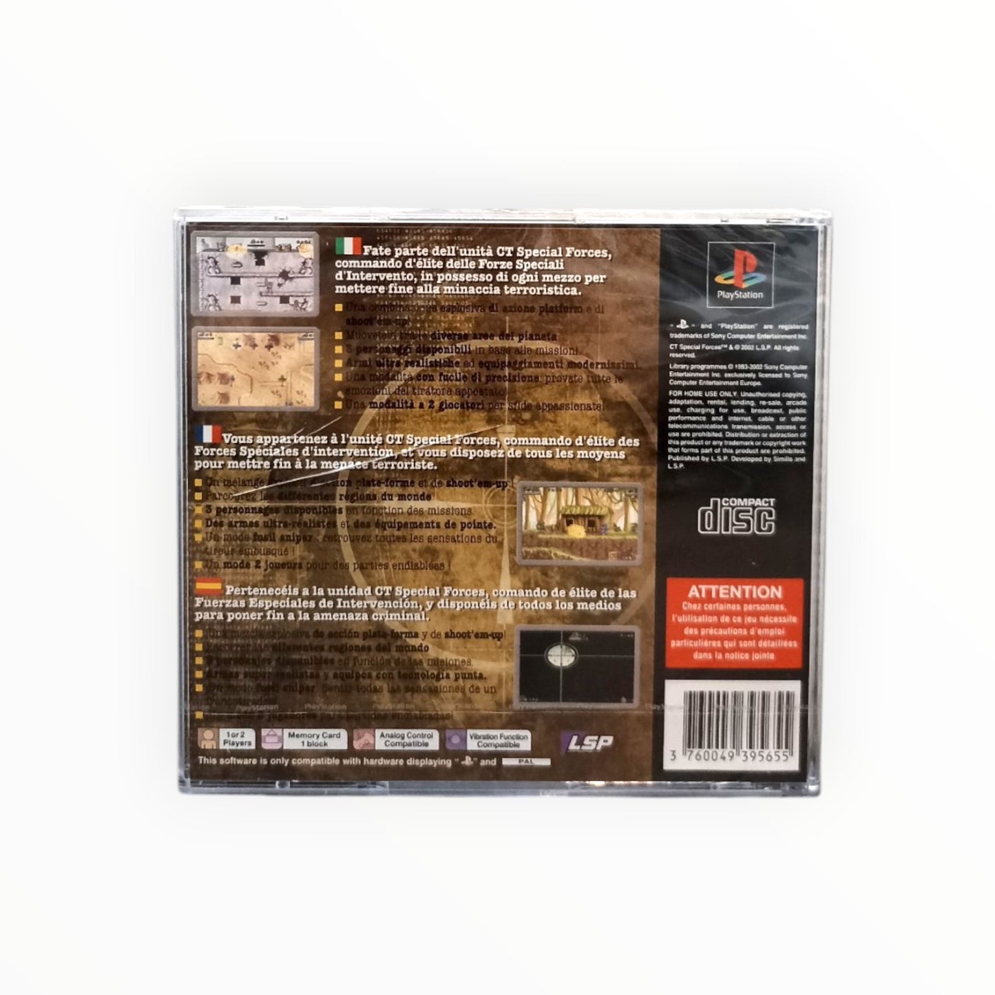 Special CT Force Playstation 1 PS1 (Neuf d'origine)