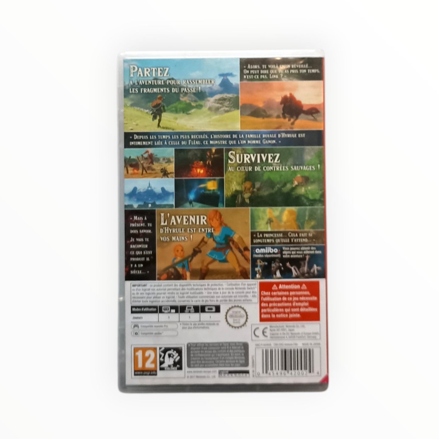 Boite Seule : The Legend of Zelda Breath of the Wild - Nintendo Switch