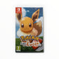 Boite Seule : Pokémon Let’s Go Évoli Nintendo Switch Version Française