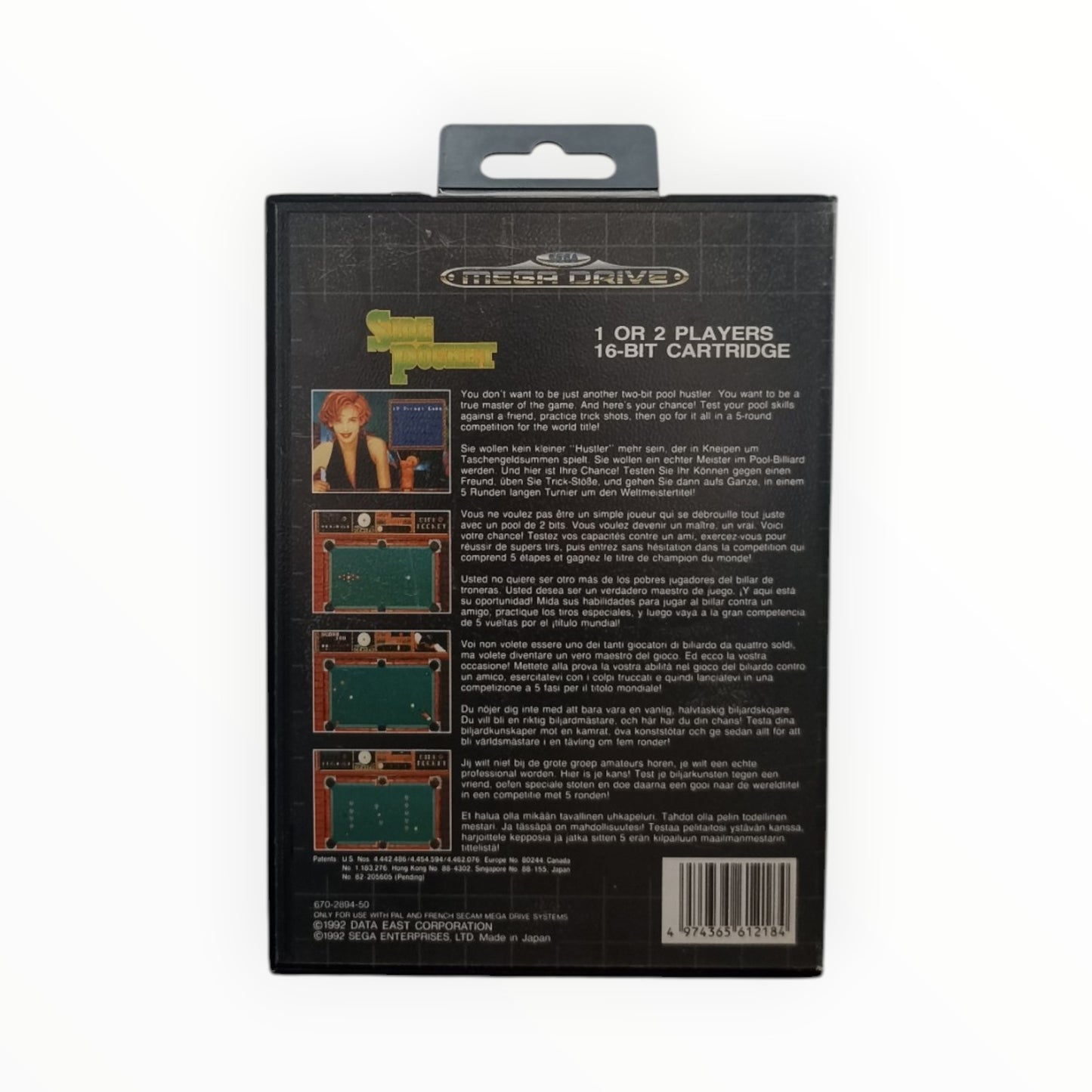 Side Pocket Mega Drive FRA complet