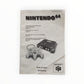 Notice Nintendo 64 Mode d’emploi Notice seule EUR Nintendo 64 (N64)