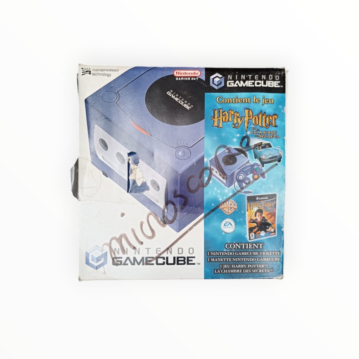 Boite seule console Gamecube Harry Potter