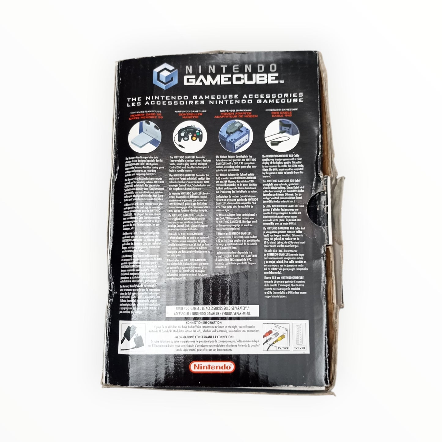 Boite seule console Gamecube Harry Potter
