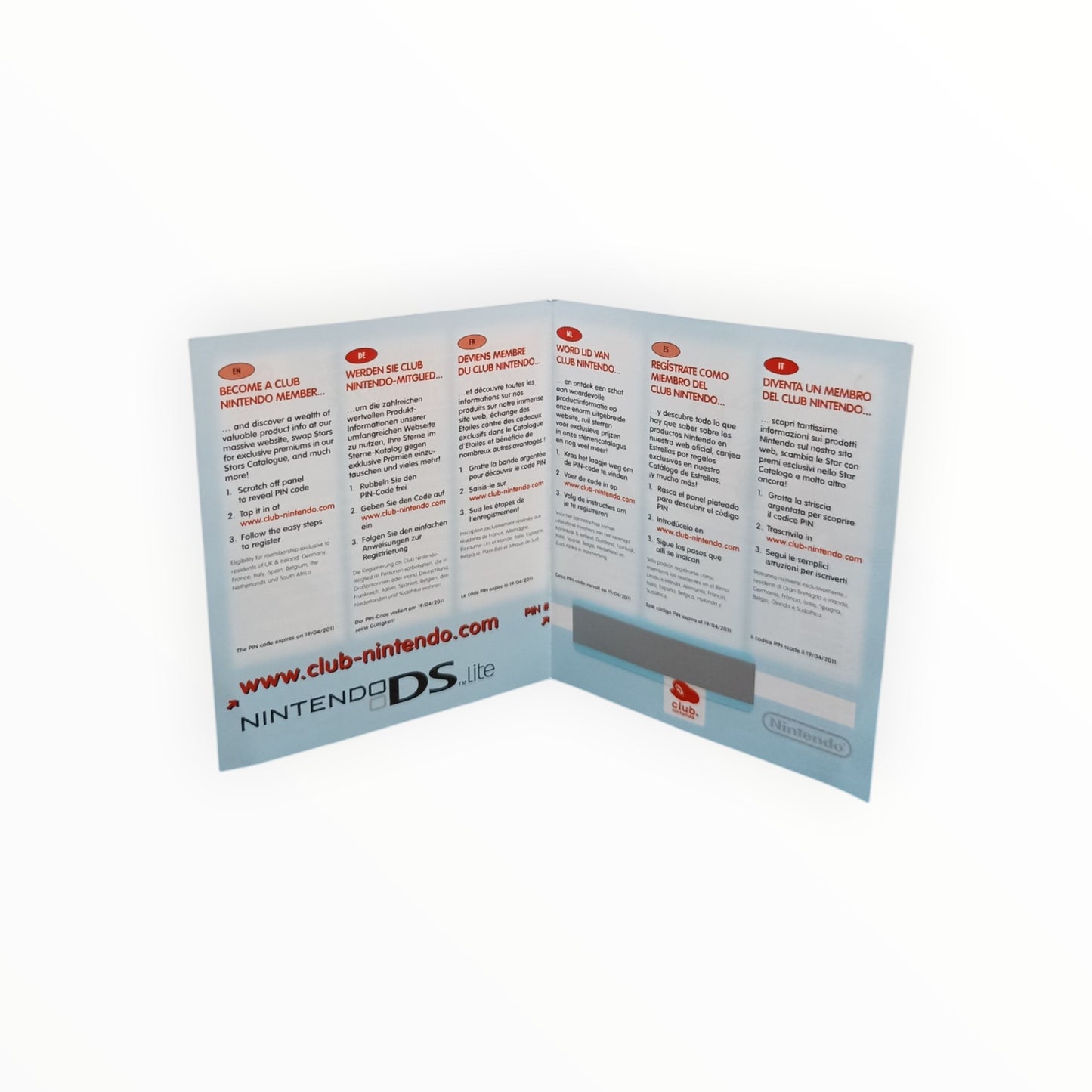 Carte VIP Zelda phantom hourglass Nintendo DS (DS) Version non gratté