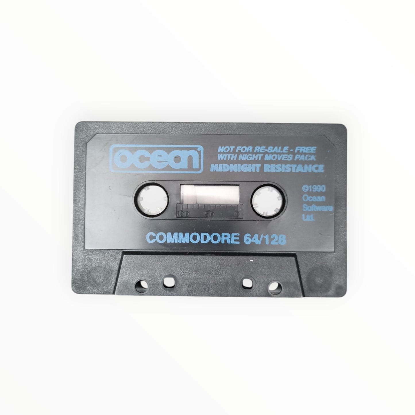Midnight Resistance Cassette Ocean Commodore 64 128 Loose (C64)
