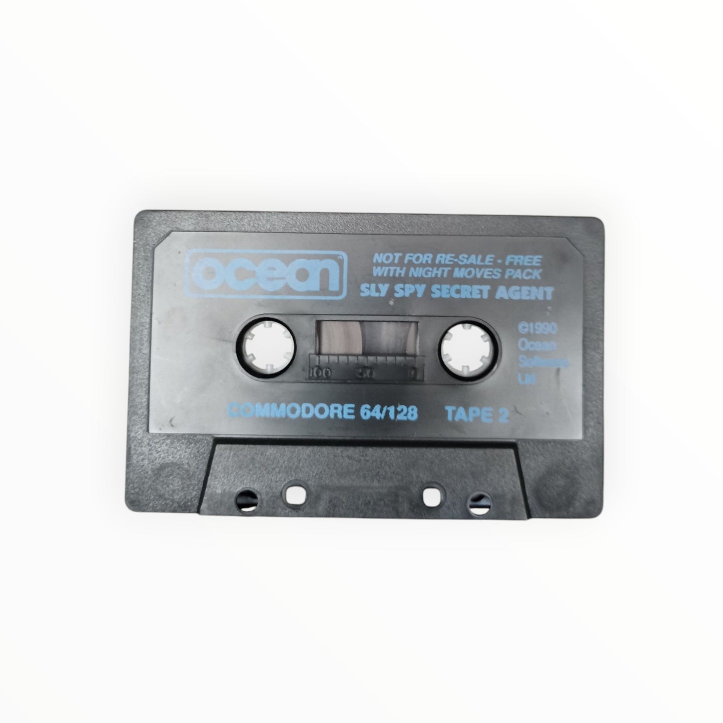 Sly Spy Secret Agent Cassette Ocean Commodore 64 128 Tape 2 Loose (C64)
