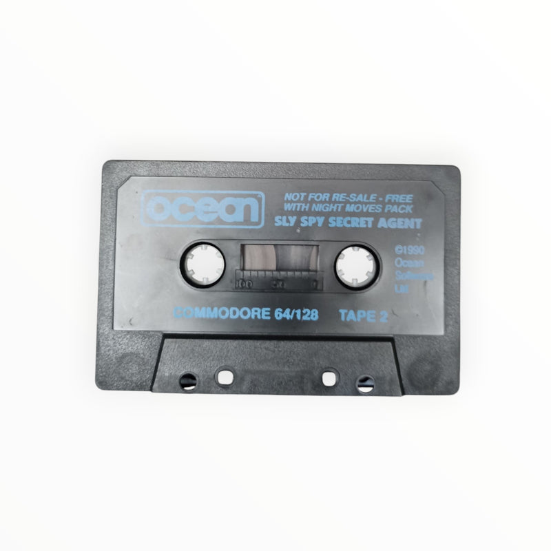Sly Spy Secret Agent Cassette Ocean Commodore 64 128 Tape 2 Loose (C64)